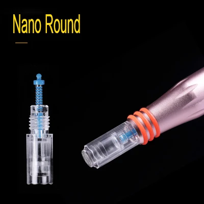 Nano Round 10 шт./лот Charme иглы татуировки картридж для премиум Charmant Перманентный макияж машина для бровей Губы 1RL 3RL 5RL 5F 7F - Габаритные размеры: Nano Round