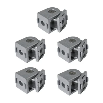 

5Pcs Zinc Alloy Pivot Joint for Aluminum Extrusion Profile 2020 Series, Flexible Pivot Joint for 2020 Aluminum Profile