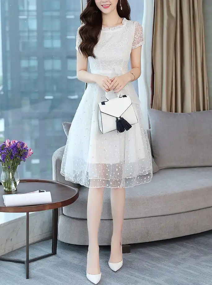 elegant skater dress