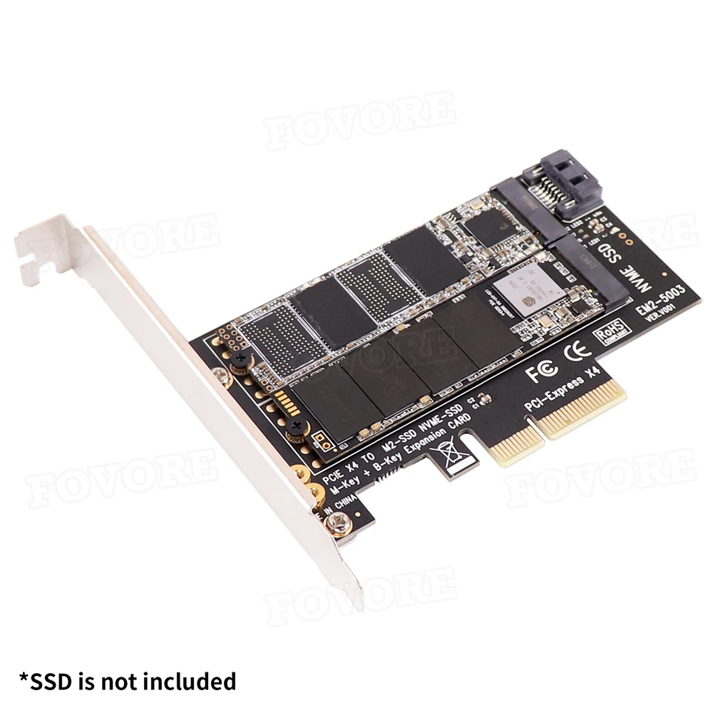Двойной M2 NVME M.2 M ключ SATA B Ключ SSD к PCI Express PCIe 3,0 ...