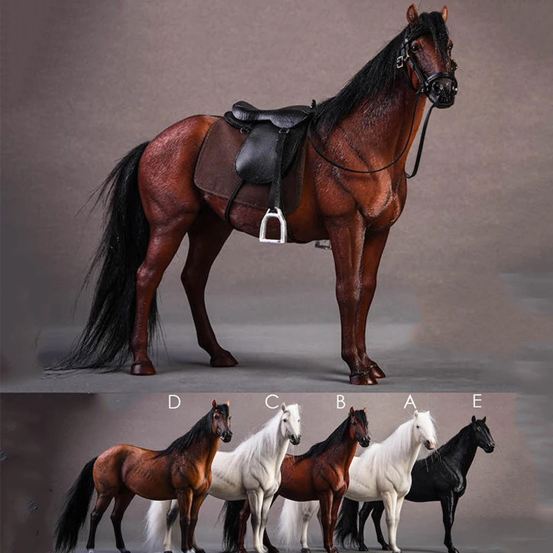 JXK 1/12 масштаб JXK013 Ганновер лошадь Warmblood аниме статуя Пальмовая фигурка игрушки W/Жгут Fit 6 ''фигурка кукла