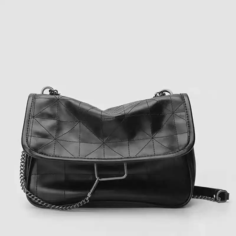 New Black Shoulder Bag Chain Designer Purses And Handbags Woman 2021 Pu