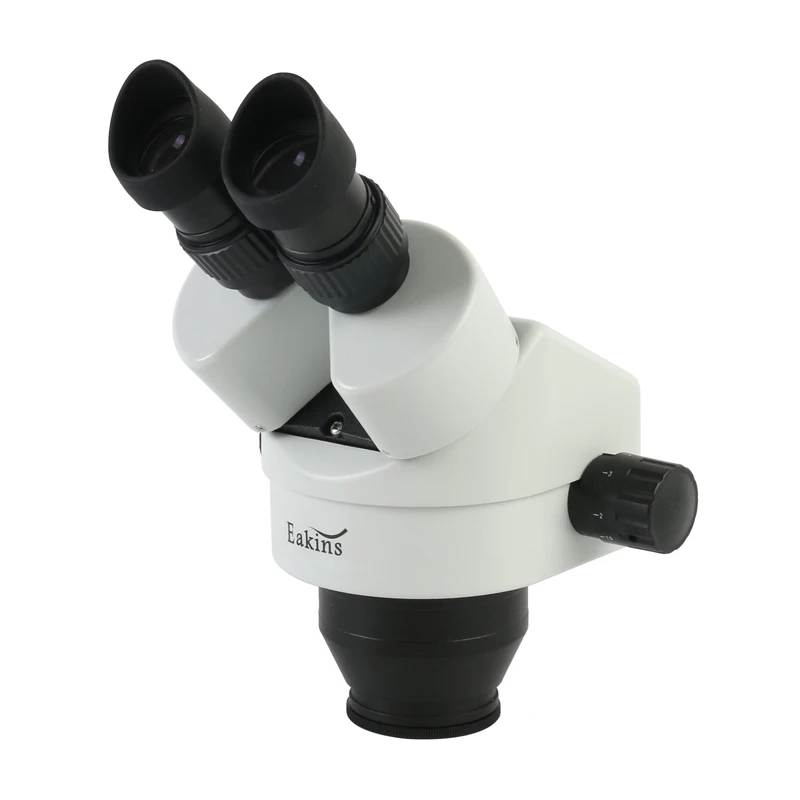 EAKINS Профессиональный бинокулярный стерео микроскоп головка тела 3,5-90X непрерывный зум WF10x окуляр резиновый глазок