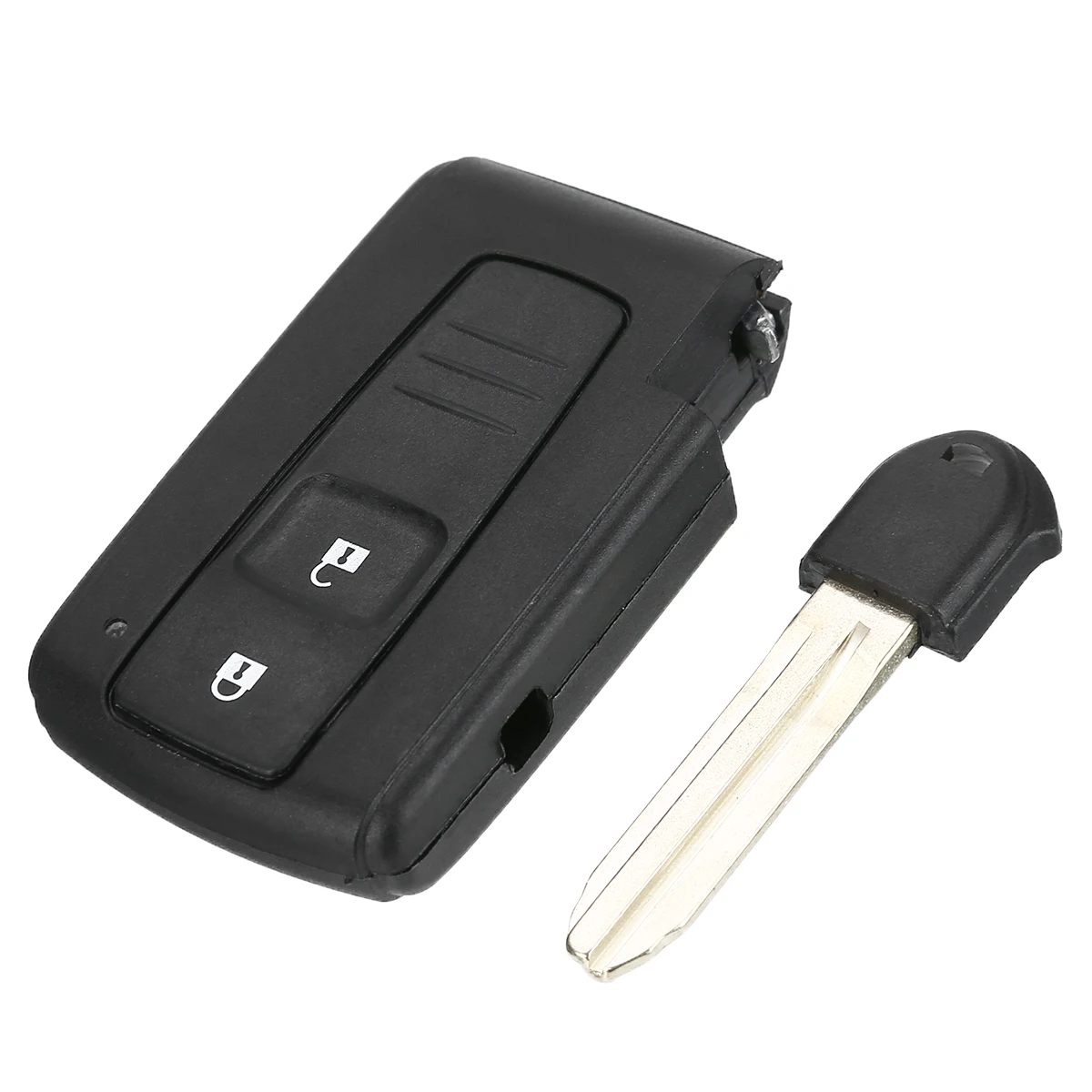 

Mayitr 1pc 2 Button Remote Key Fob Case Dedicated Replacement Car Key Shell+Battery For Toyota Corolla Prius Verso