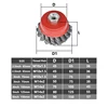 XCAN Twisted Steel Wire Wheel M10-M14 Brush Strong Paint Remove Rotary Twist Knot Deburring 2.5-6 Inch For Metal Angle Grinder ► Photo 2/6