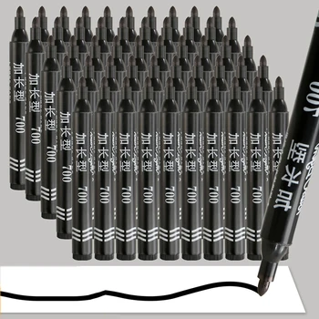 

Double-headed marker black 30/50/100 sticks adult hand-painted oily non-fading monochrome marker art supplies
