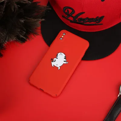 Забавный мультяшный чехол для телефона iphone X 6S 6 7 8 Plus с танцующим котом