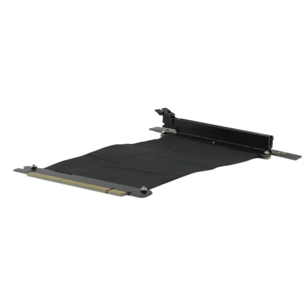 

PCI-E 16X Extension Cable L-type PCI-E 16X Riser Extender High Speed Flexible PC Graphics Cards Connector Cable