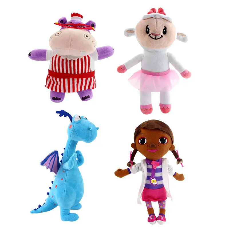 

Doc-Mcstuffins Original Cute Doc Doctor Girl and Lambie Sheep Cute Plush Toys Best Gift for Kids Anime Plushie Animal Doll