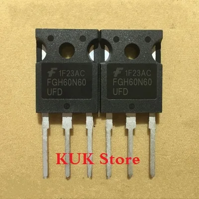 Оригинальный 100% новый FGH60N60 УФО FGH60N60UFD FGH60N60UFDTU 600V 60A с изолированным затвором (IGBT)-247