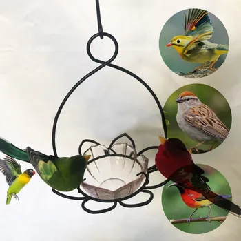 

bird feeder outdoor Hanging for bebederos para pajaros Garden Yard Decoration кормушка для птиц hummingbird feeder семена Z4 NEW