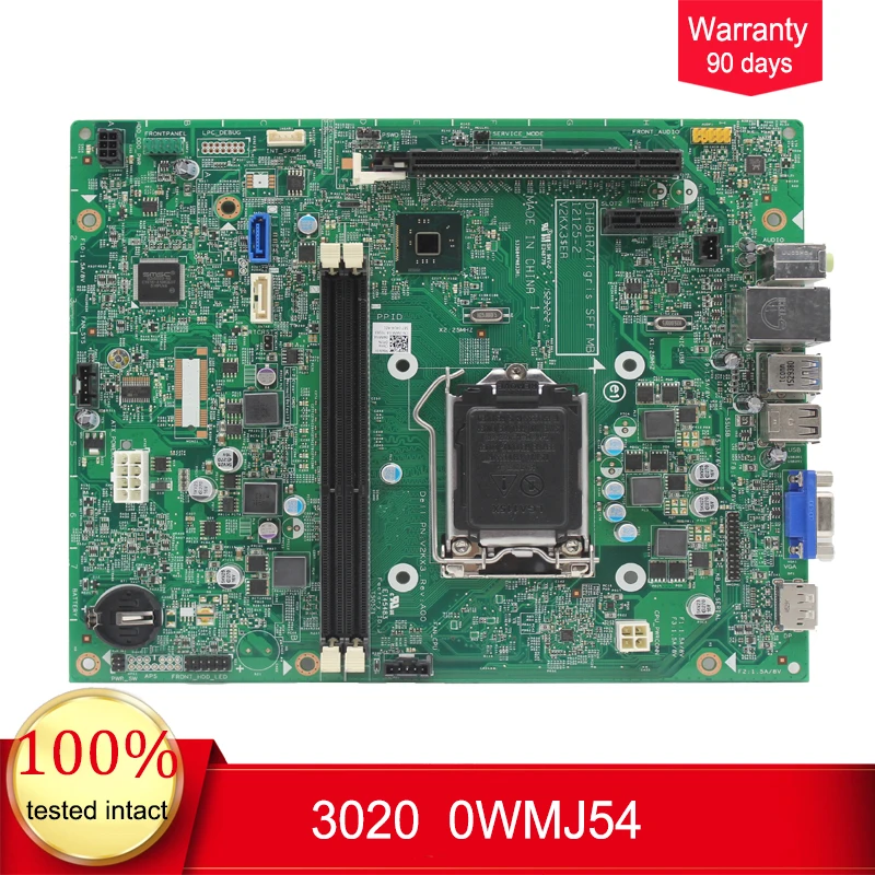 

For DELL Optiplex 3020 SFF Desktop Motherboard LGA1150 H81 CN-0WMJ54 0WMJ54 WMJ54 100% test intact