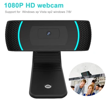 

720P/1080P Webcam with Built-in Mic Auto-focus USB Webcams for Gaming Video Conference Teaching Live DQ-Drop