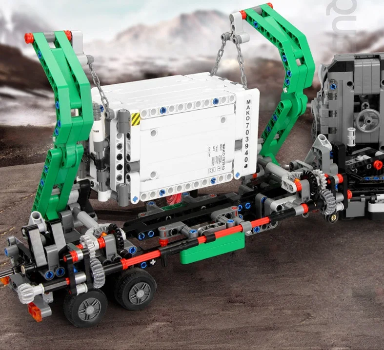 Ewellsold Technic Mack Anthem, Совместимая модель грузовика, строительные блоки для мальчиков, подарки на день рождения, детские игрушки для детей, 1202 шт