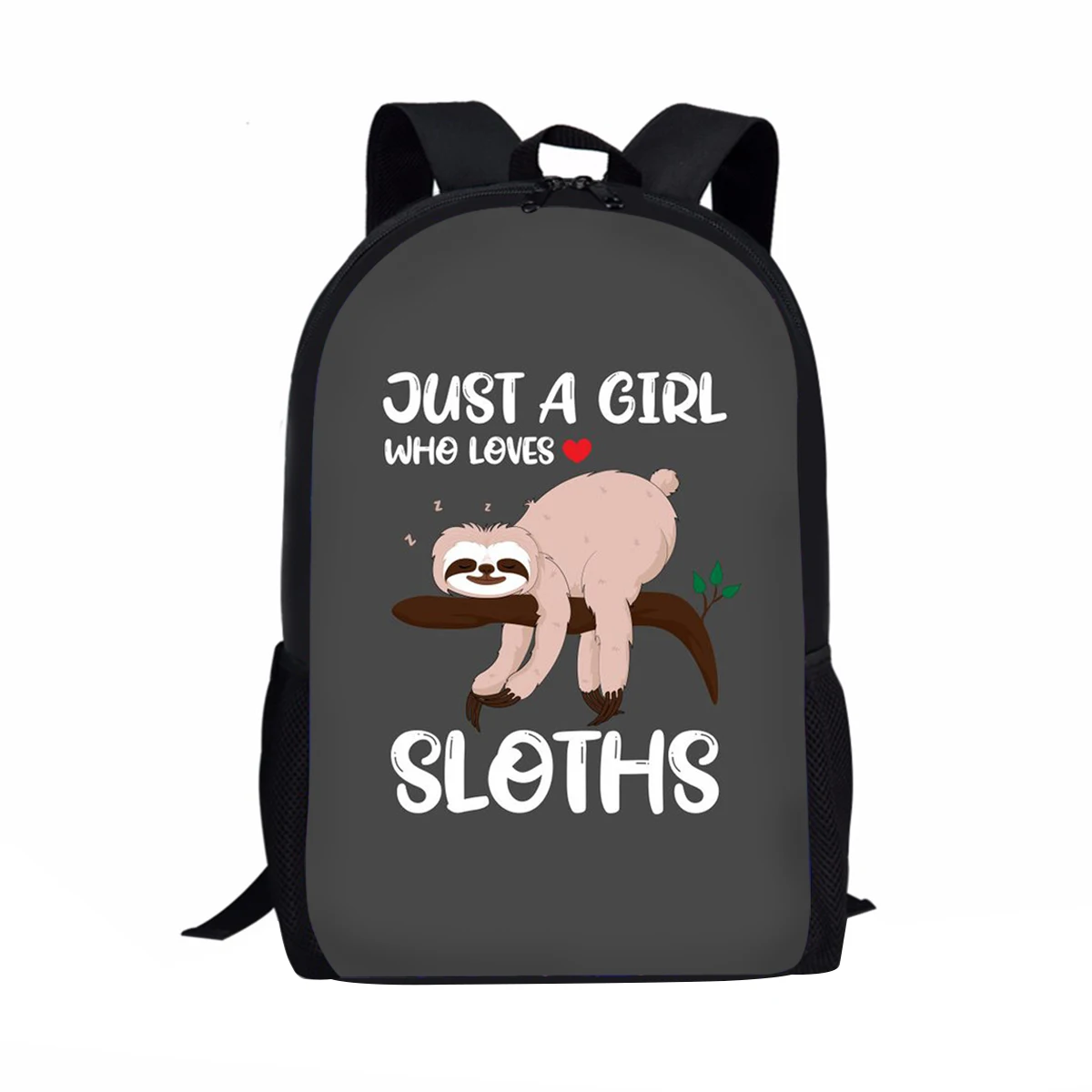 

Advocator Cute Animal Lazy Sloth Print Student Schoolbag for Women Mochila Kids School Bags Cartoon Girls Boys Book Bags Casual