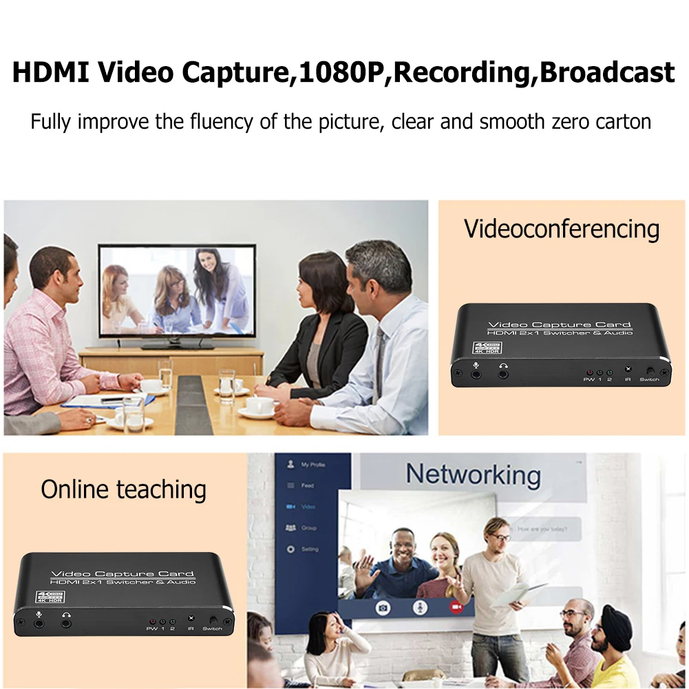 HD 1080P 4K HDMI Video Capture Card HDMI To USB 2