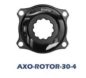 Дорожный велосипед SIGEYI АХО паук Мощность метр подходит SRAM ротора для Shimano 53/39T 52/36T 50/34T заводная головка подходит круглый/Овальная звездочка - Цвет: AXO ROTOR 30 4