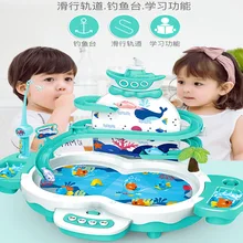 Детский летний день водные игрушки многофункциональная игра Diaoyutai с камерой трек различные игры образовательная интерактивная игрушка