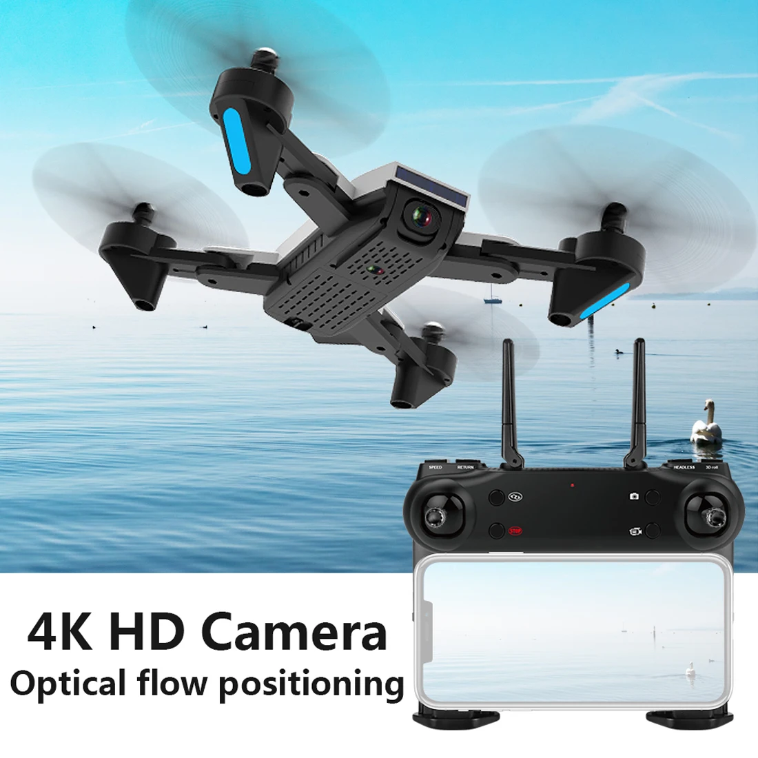 SG700-D складной Wi-Fi FPV Радиоуправляемый Дрон 4K 1080P HD Двойная камера оптический поток в реальном времени жесты аэрофотосъемка видео Радиоуправляемый квадрокоптер