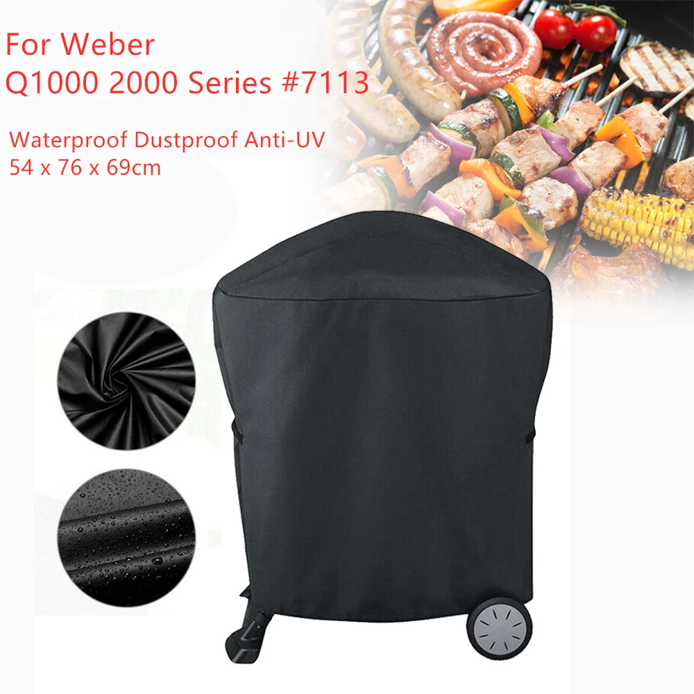Чехол для гриля Weber Q1000 Q2000 Series 7113 водонепроницаемый - Цена: 1 341,96 руб.