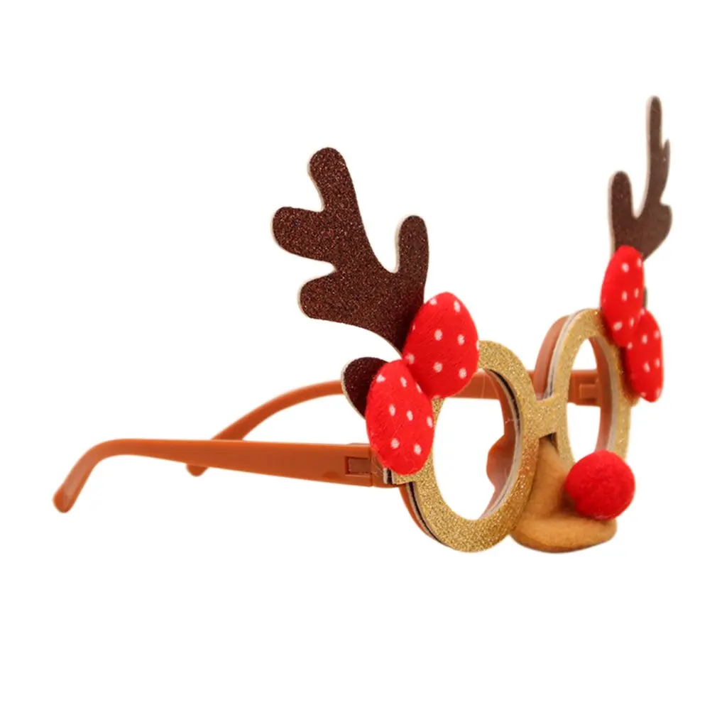 Glasses Cartoon Antler Toys Santa Claus Christmas Toys Children Holiday Party Cute Creative Gift Toys