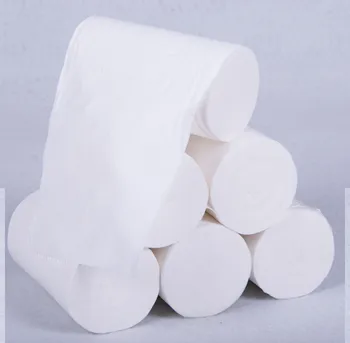 

12pcs Roll Paper Tissue Paper Roll 4 Layer Thickened Household Paper toilet paper rolls pack rolling paper D325