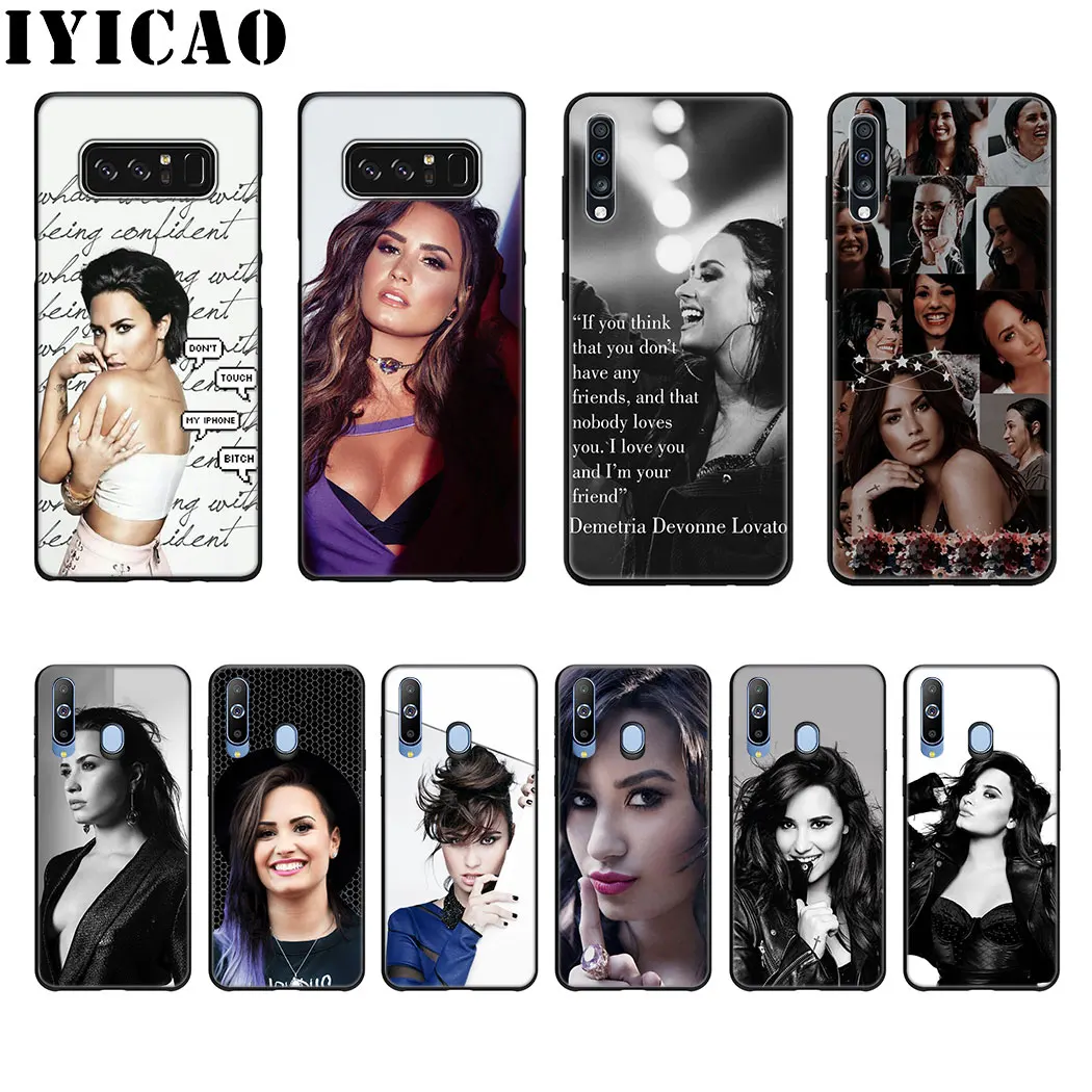 IYICAO певица Demi Lovato Мягкий силиконовый чехол для телефона samsung A70 A60 A50 A40 A30 A20 A10 M40 M30