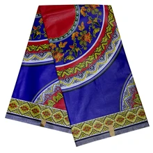 Стиль хлопчатобумажная африканская ткань для женщин платье Африканский воск печать ткань настоящий голландский воск 6 ярдов