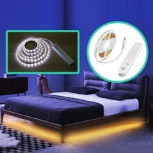 Движения PIR Сенсор светодиодный светильник s для Кухня светодиодная подсветка под шкаф прикроватный Лестницы шкаф ночник безопасности настенный светильник Батарея Мощность лампа