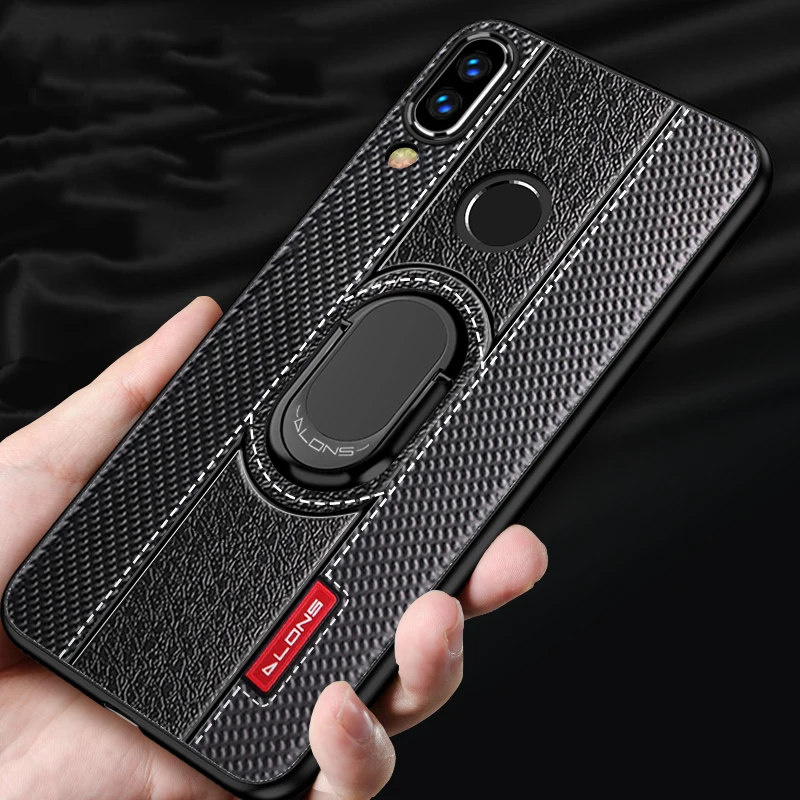 

Car Magnetic Phone Case For Vivo Y81 V11 Pro V15 Y91C Y91 iQOO Neo TPU Rotating Bracket Ring Shockproof Cover For Vivo Nex S