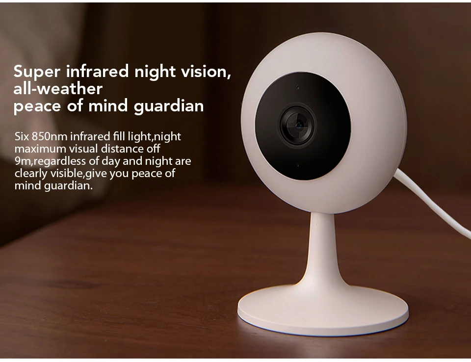 Xiaomi Mijia Xiaobai Smart Camera Popular Version 720P HD Wireless Wifi Infrared Night Vision 100.4 Degree IP Home Cam CCTV (11)