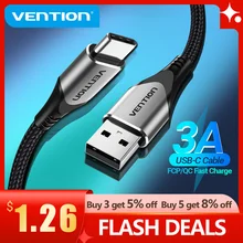 Tions USB Typ C Kabel für Huawei P40 3A Schnelle USB Lade USB C Ladegerät Datum Draht für Xiaomi Redmi hinweis 8 Typ-C Cabo Kabel