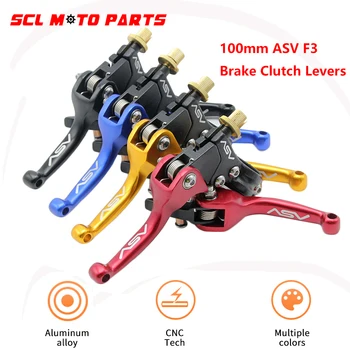 

ALconstar-100mm ASV F3 Brake Clutch Levers CNC Foldable For Honda Yamaha Kawasaki Suzuki CR CRF YZF WRF KX KXF RM RMZ Universal