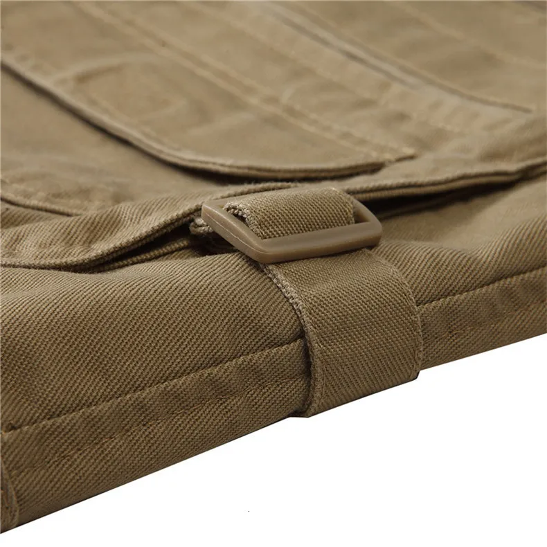 Mens Cotton Multi Pocket Fishing Vest Outdoor Casual Sleeveless Jacket Photograph Wearable In All Seasons Waistcoat Big Size 4XL
