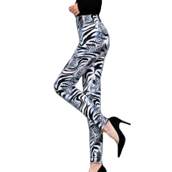 

YSDNCHI Women Sexy Leggins Push Up Legging High Waist Printed Pants Fitness Leggings Elastic Casual Pants High Waist Trousers
