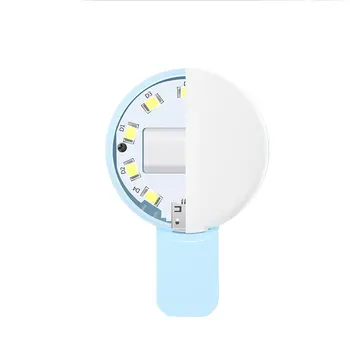 

Selfie LED Ring Flash Light Portable Phone Selfie Lamp Luminous Clip Lamp Camera Photography Video Spotlight
