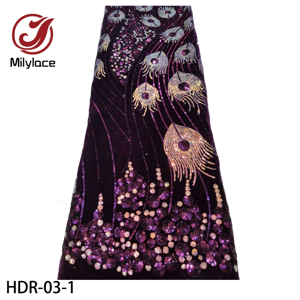 Бархатные кружевные ткани высококачественные нигерийские с блестящими