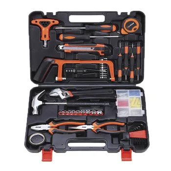 Price 82pcs Electrician Hand Tool Set Kit Household Tool Kit Saw Screwdriver Hammer Tape Measure Wrench Plier