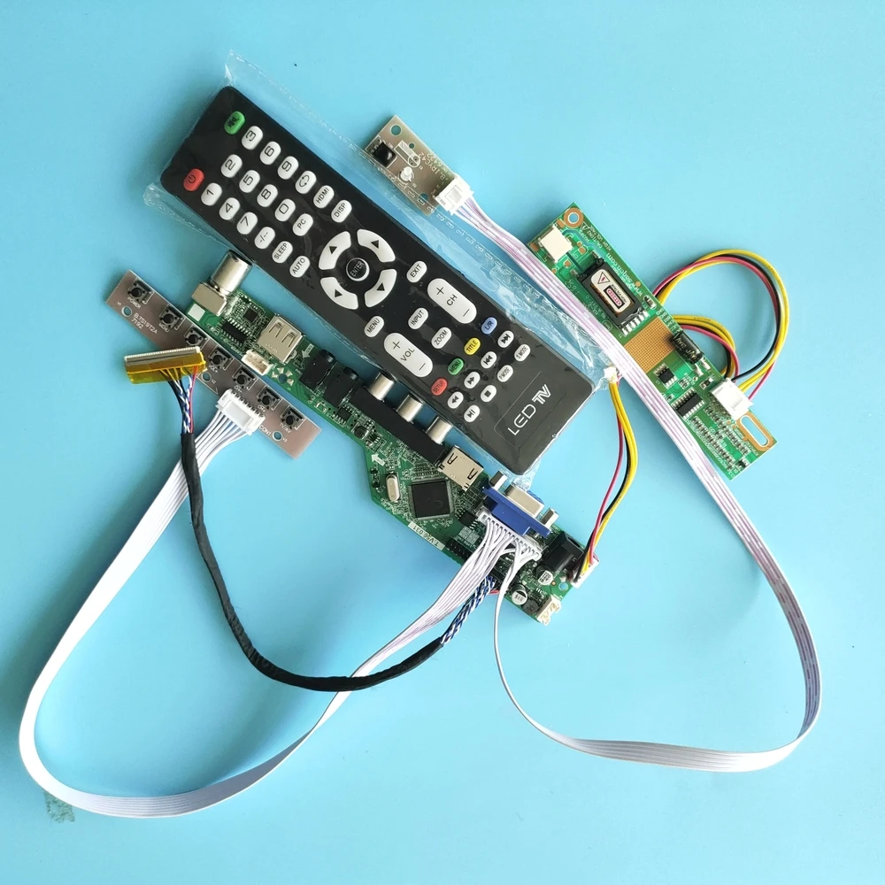 

Для QD15TL02 Rev.06 1 лампа 15,4 "цифровой сигнал AV 30pin USB интерфейсный модуль разрешение плата контроллера телевизора VGA 1280X800