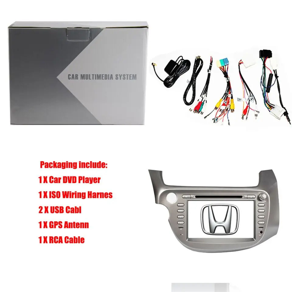 Perfect Car Android 7.1 Multimedia Player For Honda fit Jazz dvd Touch Car Radio Bluetooth Auto Radio parktronic 2 Din Navigation GPS 4
