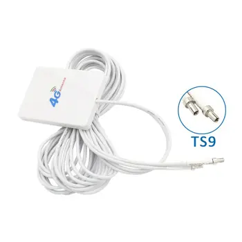 

External WIFI TS-9 / SMA Cable Signal Amplifier 28DBI 4G 3G LTE Antenna Network Connector Mobile Router Aerial Double Broadband