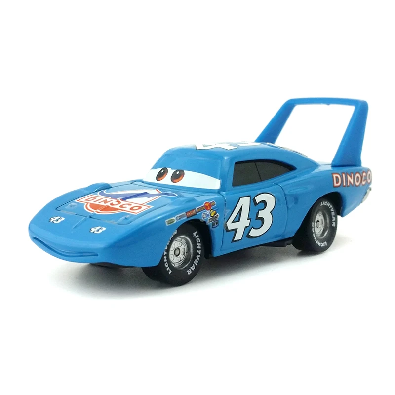 Disney Pixar Cars King McQueen Chick Hicks Holly Lizzie 1:55 Toy Car Model Gift 