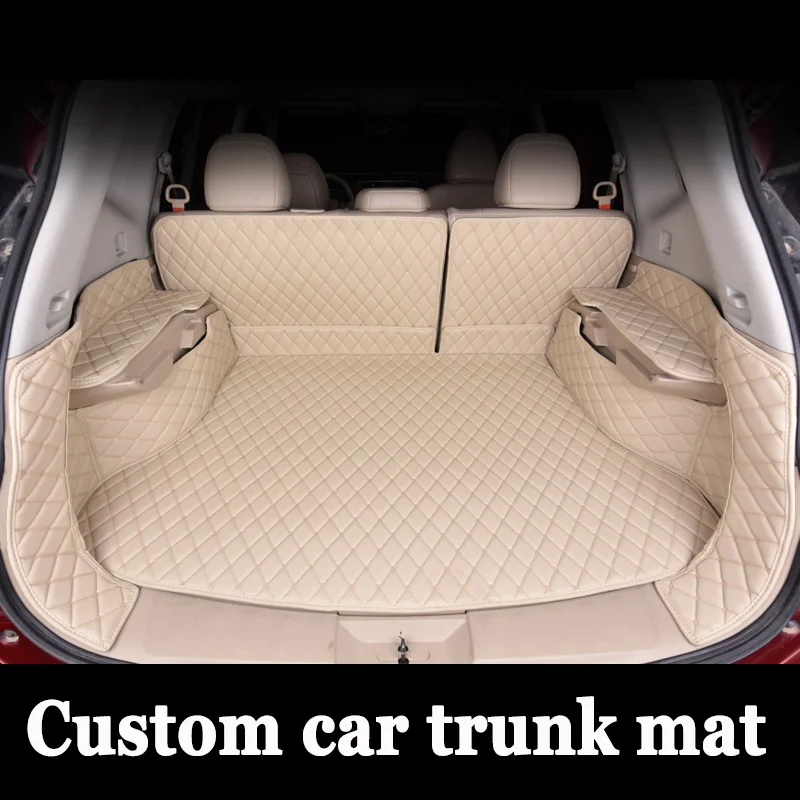 

Custom fit Car trunk mats cargo Liner for Kia Sorento Sportage K5 Forte Rio/K2 Cerato K3 Soul Cadenza Carens 6D car styling line