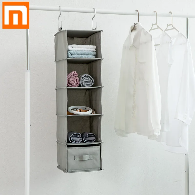 

New Xiaomi Jordan&Judy Wardrobe Hanging Storage Bag Interlayer Drawer Type Hanging Closet Organizer