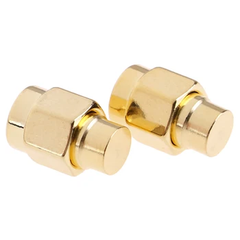 

Hot New 2W 6GHz 50 ohm SMA Male RF Coaxial Termination Dummy Load Gold Plated Cap Connectors Accessories 2pcs
