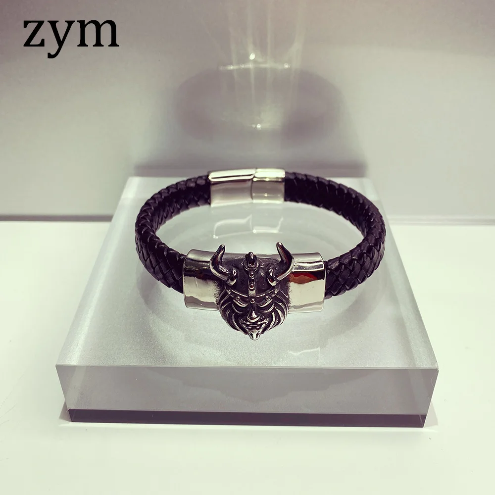 Zym2019 популярный бренд devil браслет Высокое качество европейский и американский стиль браслет Модный Ретро дизайн Мужской панк браслет