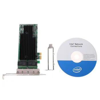 

New 4-Port RJ45 Gigabit Ethernet PCI-Express X14 Server Adapter Network Card Intel82575-T4 Chip Chipest