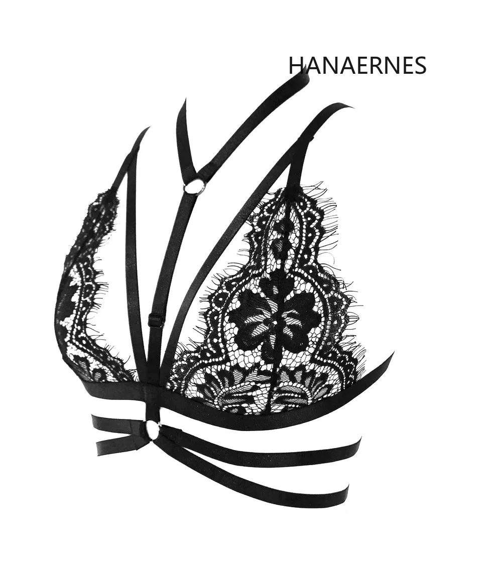 HANAERNES женский сексуальный кружевной Клетчатый Бюстгальтер белье женское нижнее