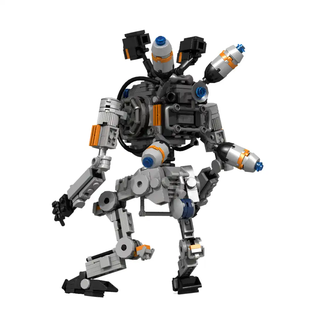 526pcs Stem Moc Polaris Mecha Model Bricks Small Particle Building Blocks Educational Toy Gift Set For Children Birthday Stacking Blocks Aliexpress