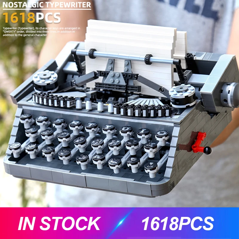 Новинка LepinBlocks 90011 креативная модель пишущая машинка эксперт Строительные